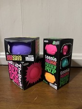 Schylling Glow In Dark Nee Doh Squeeze Ball Pink Cool Cats Teenie Funky Pup