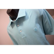Izod Golf Polo Wicking Cotton Polyester Stretch Striped Short Sleeve Mens Sz XL