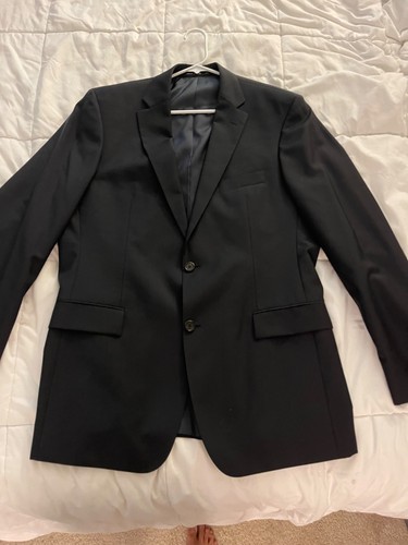 Hugo Boss Virgin Wool Navy Blazer 42L