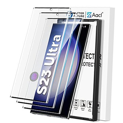  3D Curved Tempered Glass for Samsung Galaxy S23 Ultra Screen Protector, 9H 