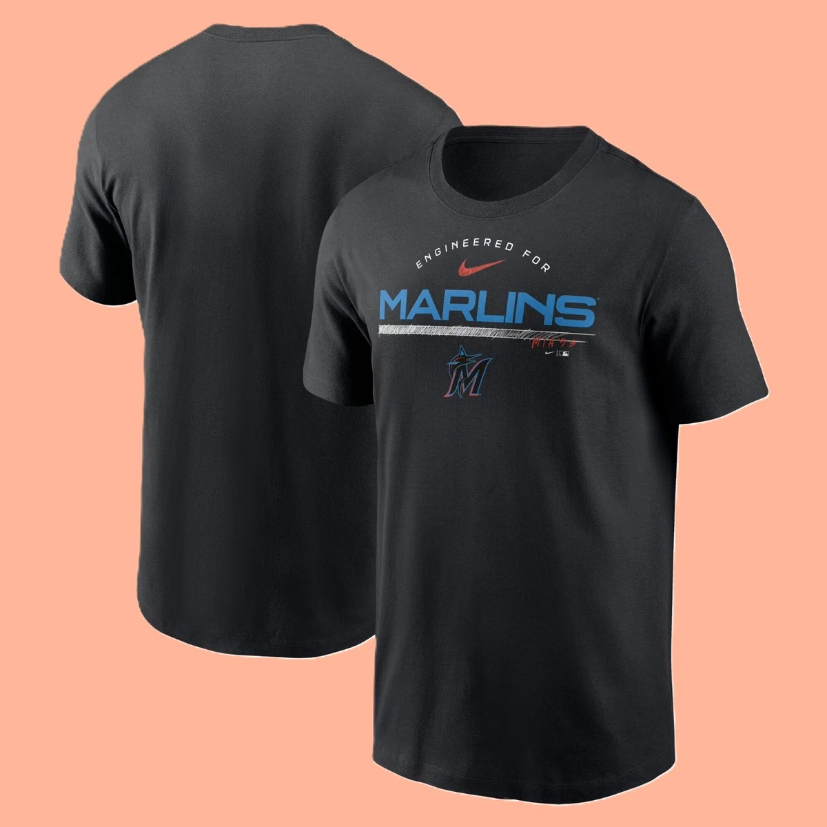 Miami Marlins Mens T-Shirts, Marlins Mens Shirt, Tees