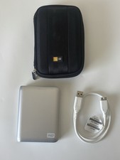 WD My Passport 2.0/3.0 Portable External 1TB Hard Drive WDBACX0010BBK-00 Silver