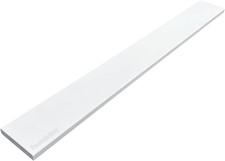 Super White Engineered Marble Threshold for Shower, Vanity, and Door Transitions