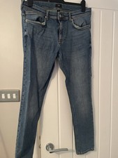 River Island Men's Skinny Stretch Jeans Faded Size 32/30