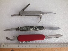 3 alte Taschenmesser ALTENBACH - Geb. BERNS SOLINGEN + VICTORINOX - KB 6