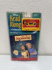 Disney Pocahontas Read Along Cassette 1995 Walt Disney Records 24-Page Book