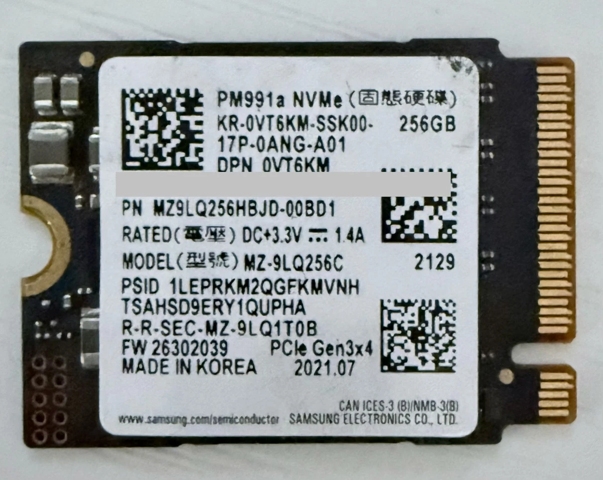 Samsung M.2 Interface 256 GB Solid State Drives for sale | eBay