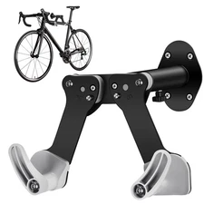 Bike Wall Mount Steel Adjustable Garage Horizontal Bicycle Storage Rack Hanger