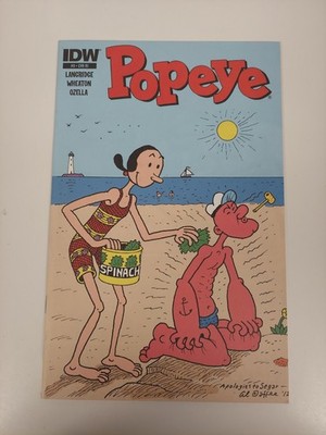 Popeye (2012) #9 RI 1:10 variant IDW - from Al Jaffee NM MAD fold-in artist