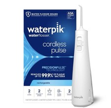 Waterpik Cordless Pulse Rechargeable Portable Water Flosser - White
