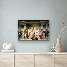Vintage painting, Semicircle, 1841, Canvas Wall Art Picture Print