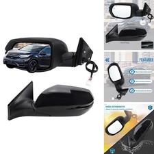 Lqito Left Driver Side Mirror 2017-2022 Honda CRV Manual Folding Power Glass