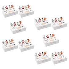 10 Pcs Candy Boxes Christmas Paper Gift Boxes Treat Boxes Festival Goodie Boxes