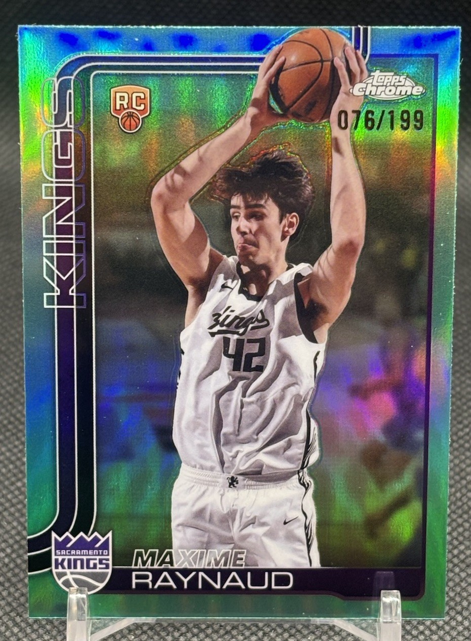 2025-26 Topps Chrome - Maxime Raynaud #293 Aqua Refractor /199 (RC)