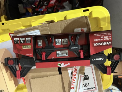 #ad #ad 4 PIECE Husky Trigger Clamp Set 2 6 in. 2 4.5 in. $18.00