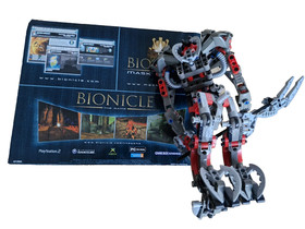 LEGO Bionicle Makuta 8593 With Kraahkan 6-hole Mask of Shadows Villain Kanohi G1