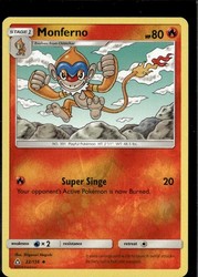 Monferno 22/156 Reverse Holo Ultra Prism Uncommon