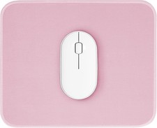 Pink Mouse Pad Gaming 10.2 x 8.2 Inch 3mm Non Slip Rubber Stitched Edge