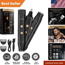 Versatile Electric Groin & Body Hair Trimmer - Waterproof & Rechargeable