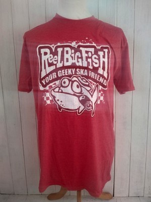 Reel Big Fish Your Geeky Ska Friend rot T-Shirt Gr. XL Skate Punk Ska