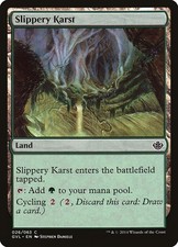 Slippery Karst (Garruk vs. Liliana) [Duel Decks Anthology] Magic MTG