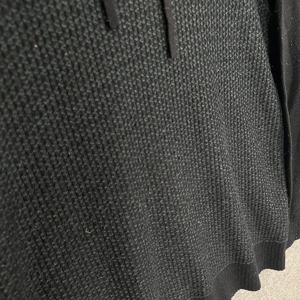 Suéter Smartwool Para Hombres Mediano Negro Verde Pullover con Capucha Mezcla de Lana Tejido Informal Foto 2 de 4