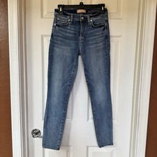 7 For All Mankind The Skinny Medium Wash Slim Fit Denim Jeans Womens Size 27