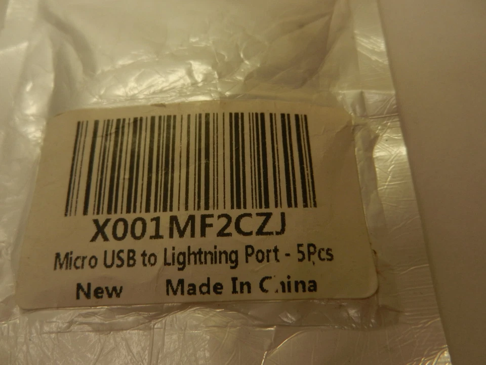 3X Lightning to Micro USB Adapter Converter - Image 2 of 4