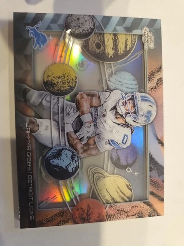 2025 Topps Cosmic Chrome Jahmyr Gibbs Base (RAW)