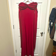 Windsor Red Sweetheart Strapless Maxi Gown Dress Sleeveless M Hoco Homecoming