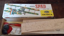 guillows balsa model airplane kits French Spad new