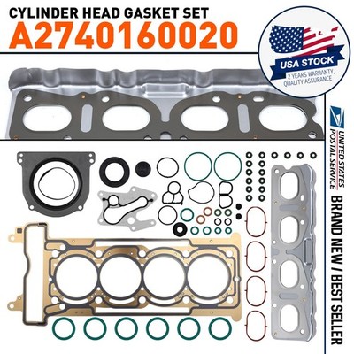 Cylinder Head Gasket Kit Fit For Mercedes-Benz C250 E200 253 W212 M274.920 2.0