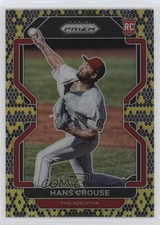 2022 Panini Prizm Tier III Snakeskin Prizm 4/50 Hans Crouse #249 0i4k