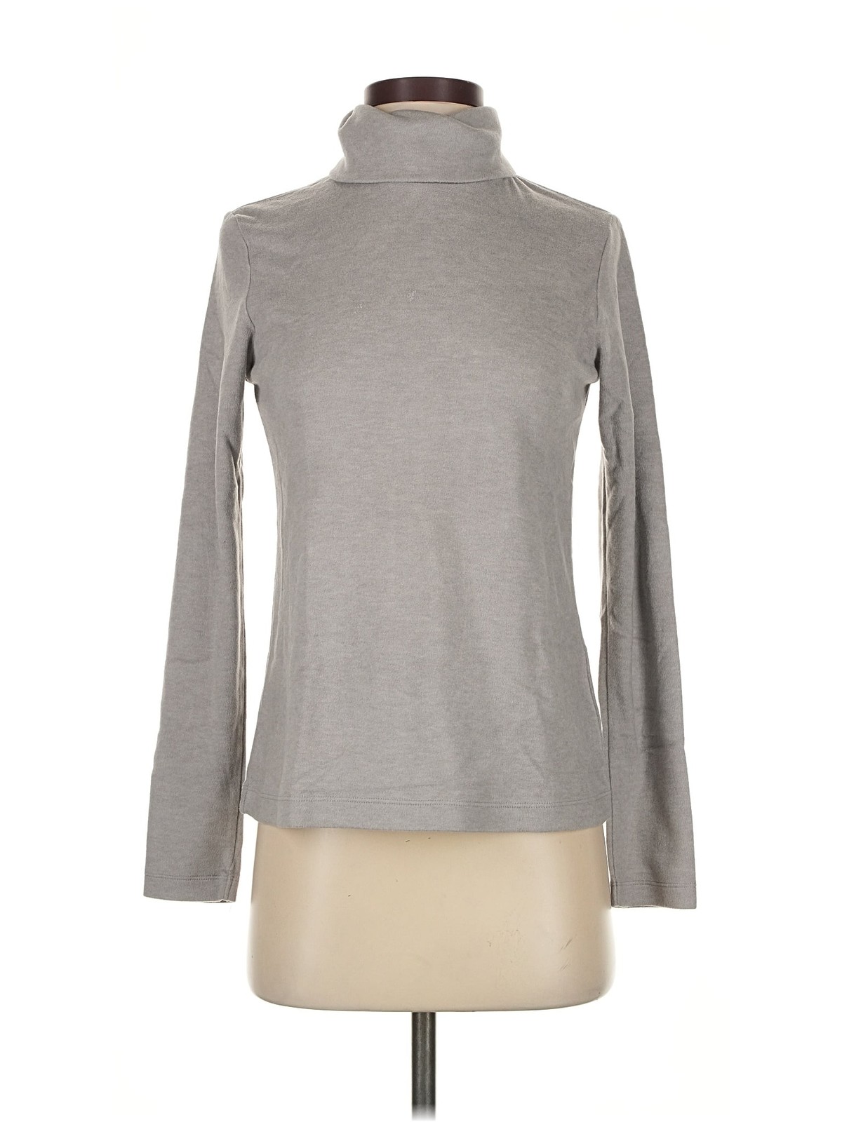 Uniqlo Women Gray Turtleneck Sweater S