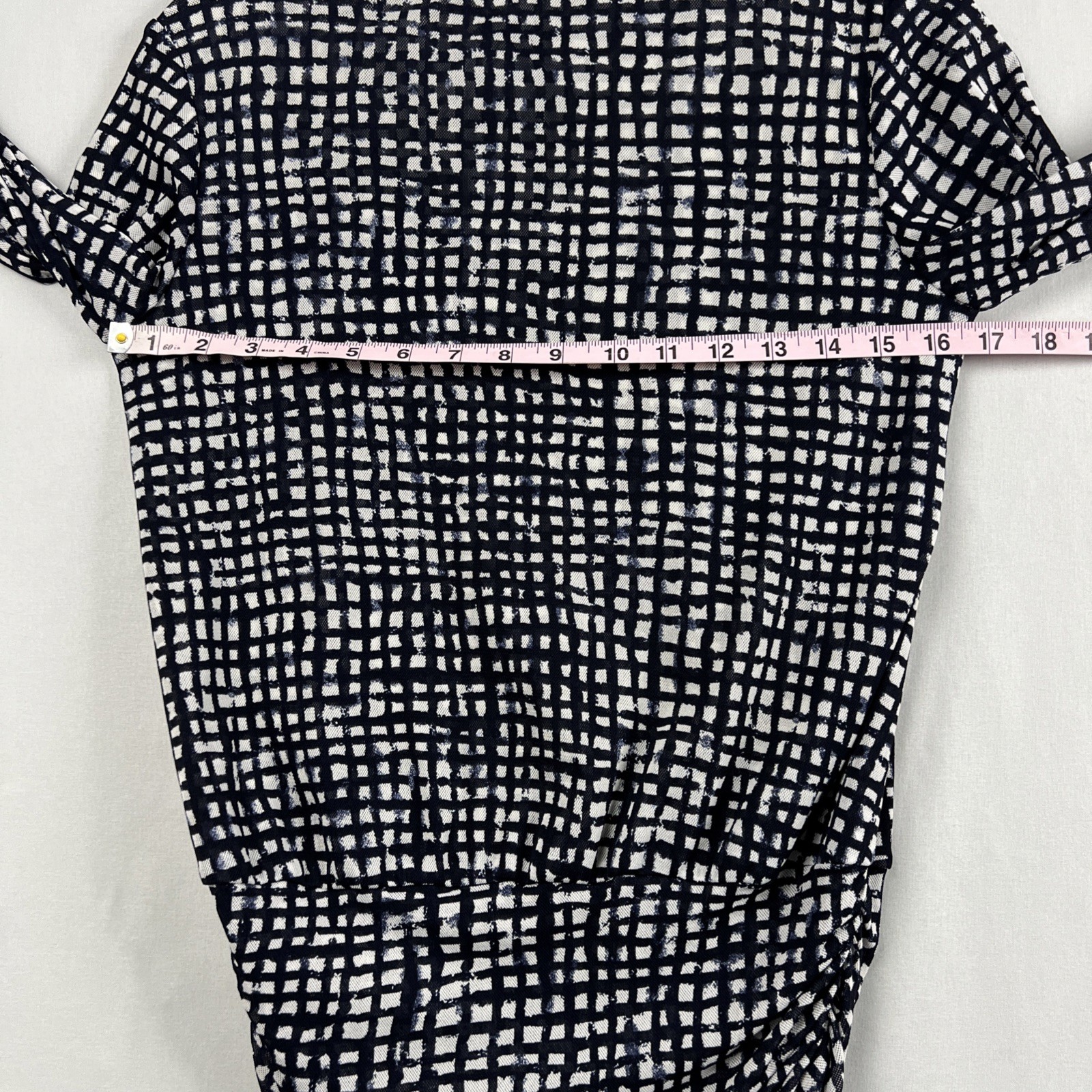 Pendleton Tunic Top Size Medium Navy Check Grid L… - image 10