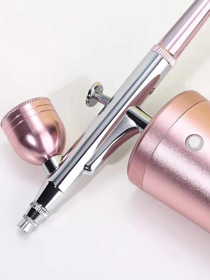 Compresor de aerógrafo de carga USB pistola de aerógrafo portátil para arte en uñas decoración de pasteles Foto 4 de 4