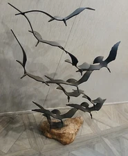 Bijan Bahar  "Birds in Flight" Sculpture