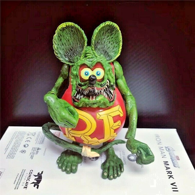 Rat Fink Action Figure Ed "Big Daddy" Roth Special Red Edition eBay