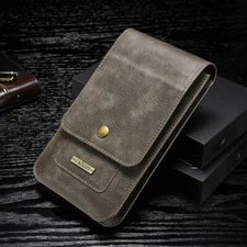 Universal Phone Waist Pouch Bag Belt Clip Holster Leather Wallet Case Card Cover