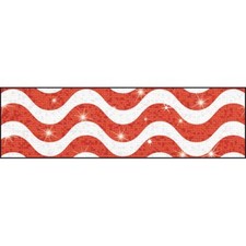 Wavy Red Bolder Borders    Sparkle Plus Trend Enterprises Inc. T-85415