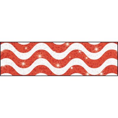 Wavy Red Bolder Borders    Sparkle Plus Trend Enterprises Inc. T-85415