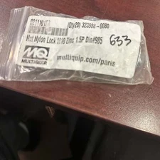 Multiquip Nut Nylon Lock M10 Zinc 1.5P Din#985