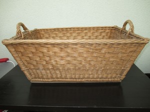 ALTER KORB * WEIDENKORB * HOLZKORB * WÄSCHEKORB* KU45 | eBay