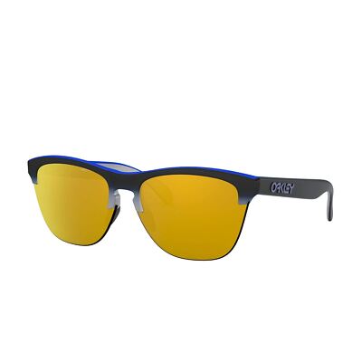 [OO9374-17] Mens Oakley Frogskins Lite Sunglasses - Black Fade/24K Iridium