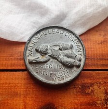 Vtg Dutchboy National Lead Company Solder Auto Body Leading Heavy Paperweight