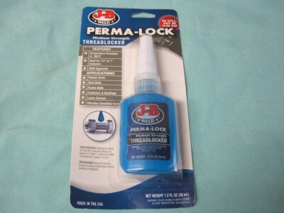 J-B Weld 24236 Perma-Lock Blue Threadlocker 1.2 FL OZ