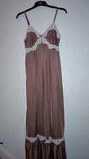 M S womens chocolate brown cami night dress - size 10, 34" bust BNWOT 