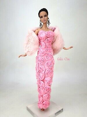 Roupa de crochê para boneca Barbie, doll silkstone, doll monster high,  fashion royalty Modelo Me01 