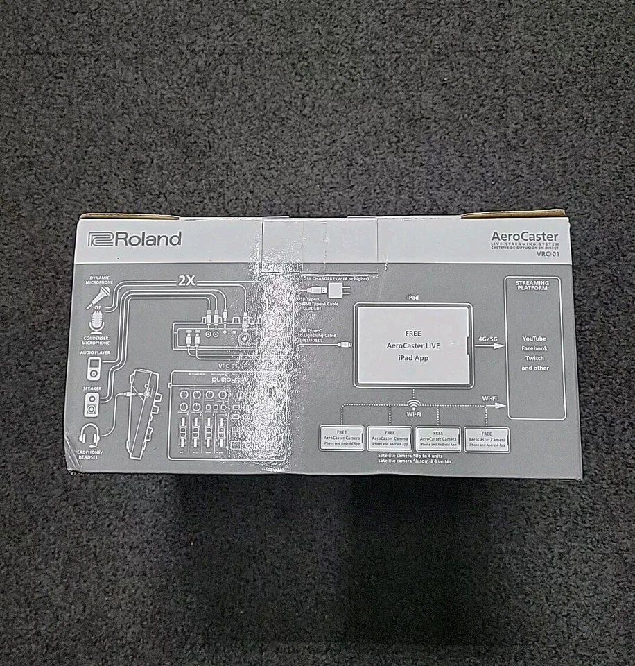 Roland VRC-01 AeroCaster Livestreaming System Pro A/V Brand New Box Express Ship - Image 3 of 4