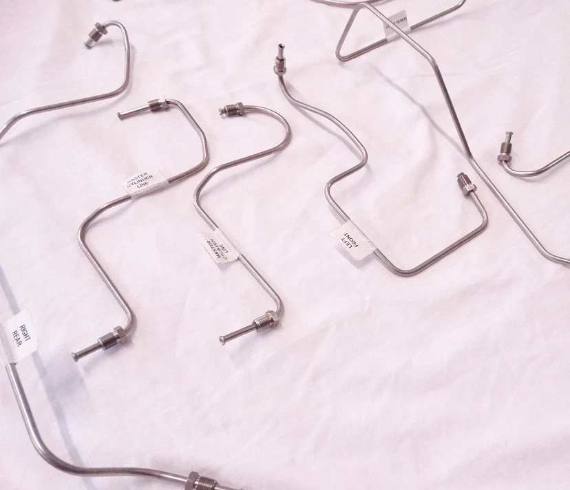 Kit completo de línea de freno Datsun 510 68-73 acero inoxidable NUEVO 1589 Foto 2 de 2